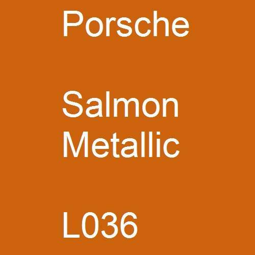 Porsche, Salmon Metallic, L036.